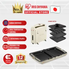 Iris Oyama Hot sandwich maker For direct fire gas fire only From Japan Y/N  2021