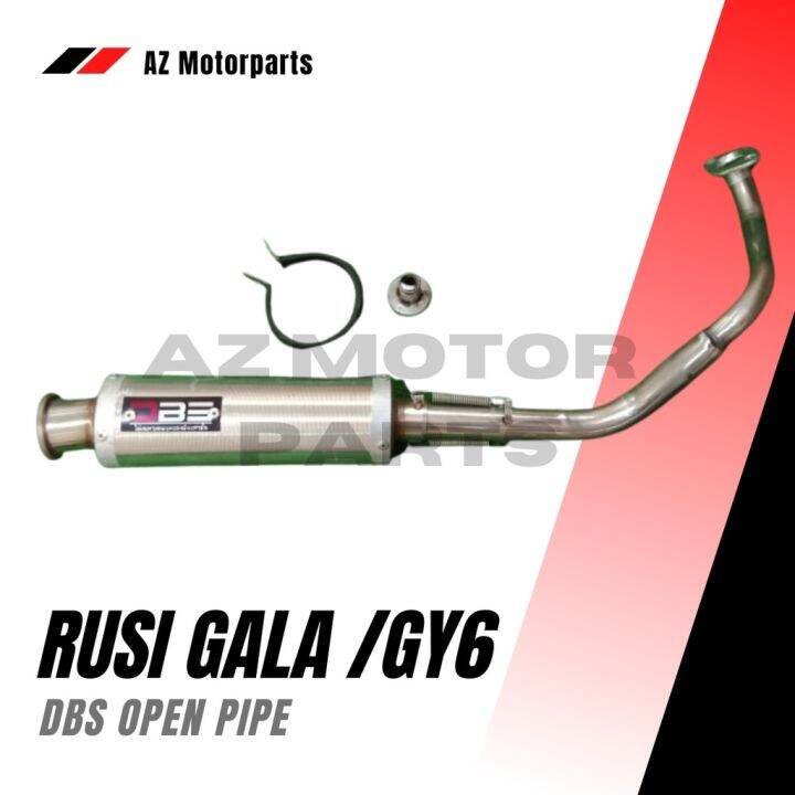 DBS open pipe for rusi gala /GY6 | Lazada PH