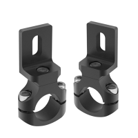 2PCS 22mm Motorcycle Headlight Bracket Spotlight Holder Tube Clamp for Cafer Chopper,TG80