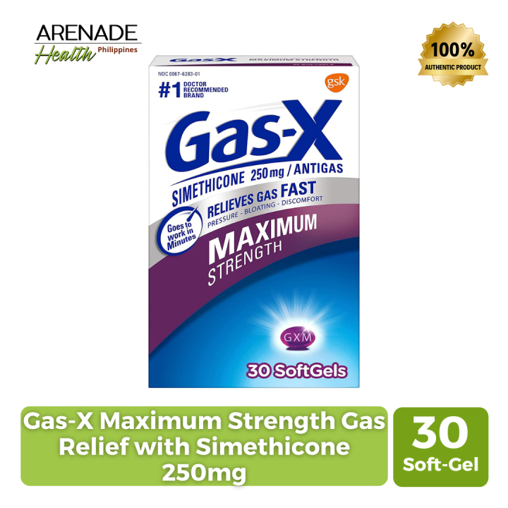 GasX Maximum Strength Gas Relief with Simethicone 250mg Lazada PH
