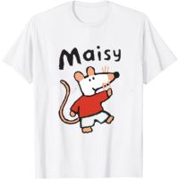 เสื้อยืดคอกลม แขนสั้น ผ้าฝ้ายแท้ พิมพ์ลาย Mouse Bobo and His Friends maisy สําหรับผู้ชาย