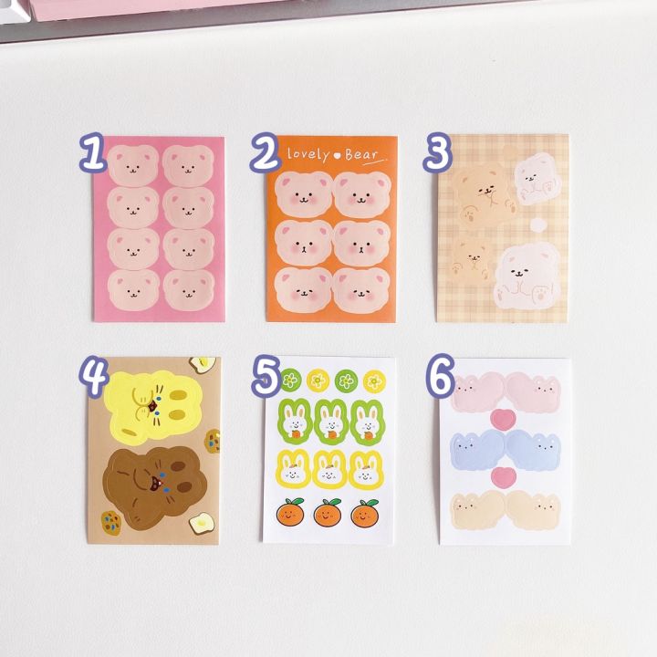 Stationery Korean Stickers, Cute Korean Stickers Deco