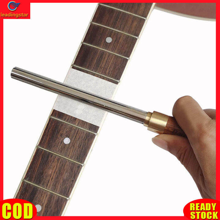 leadingstar-rc-authentic-guitar-fret-crowning-file-with-small-medium-large-3-crowning-grooves-fret-end-dressing-file-professional-luthier-tool