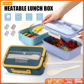 Japanese Lunch Box Wheat Straw Bento Box with Tableware