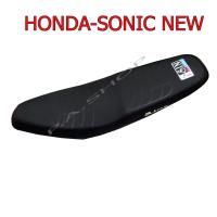 เบาะแต่ง เบาะปาด เบาะรถมอเตอร์ไซด์สำหรับ HONDA-SONIC NEW หนังลายดรีม ด้ายแดง งานเทพ