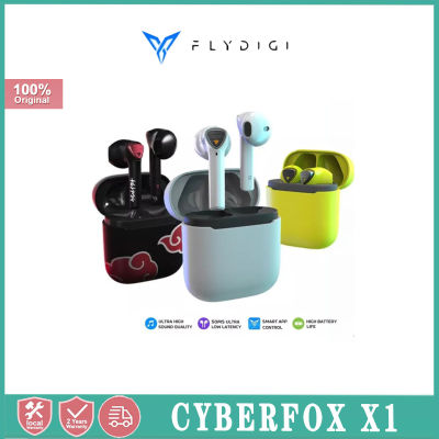 Flydigi Cyberfox X1ชุดหูฟังสำหรับ True Wireless เล่นเกมที่มีความล่าช้าต่ำเป็นพิเศษ