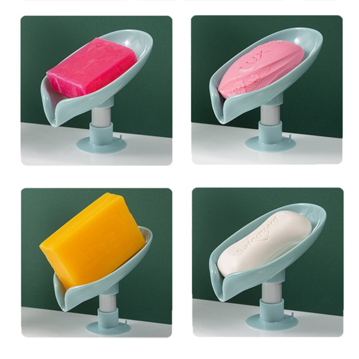 xiaomi-bathroom-supplies-shower-soap-holder-leaf-shape-soap-box-drain-soap-holder-box-sponge-storage-plate-tray-bathroom-gadg