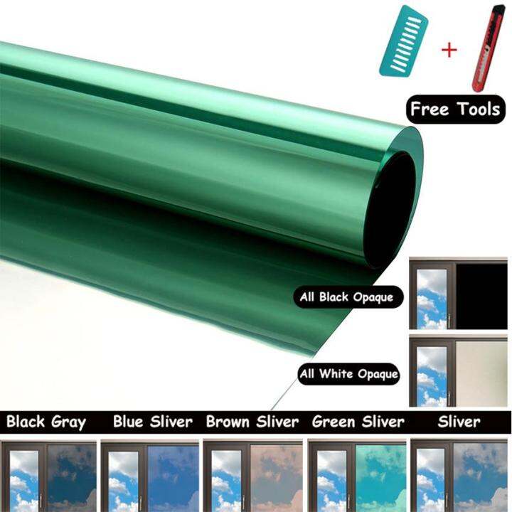 WEFILM Tinted Film for Windows Home One Way Mirror Window Tinted Film