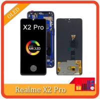 ต้นฉบับ Super AMOLED สำหรับ Realme X2 Pro RMX1931จอแสดงผล LCD Touch Screen Digitizer สมัชชาเปลี่ยนสำหรับ Realme X2 Pro จอแอลซีดี