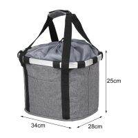 Eco-friendly Bicycle Basket Multifunctional Item Storage Portable Fold Baggage Pouch Bike Front Bag