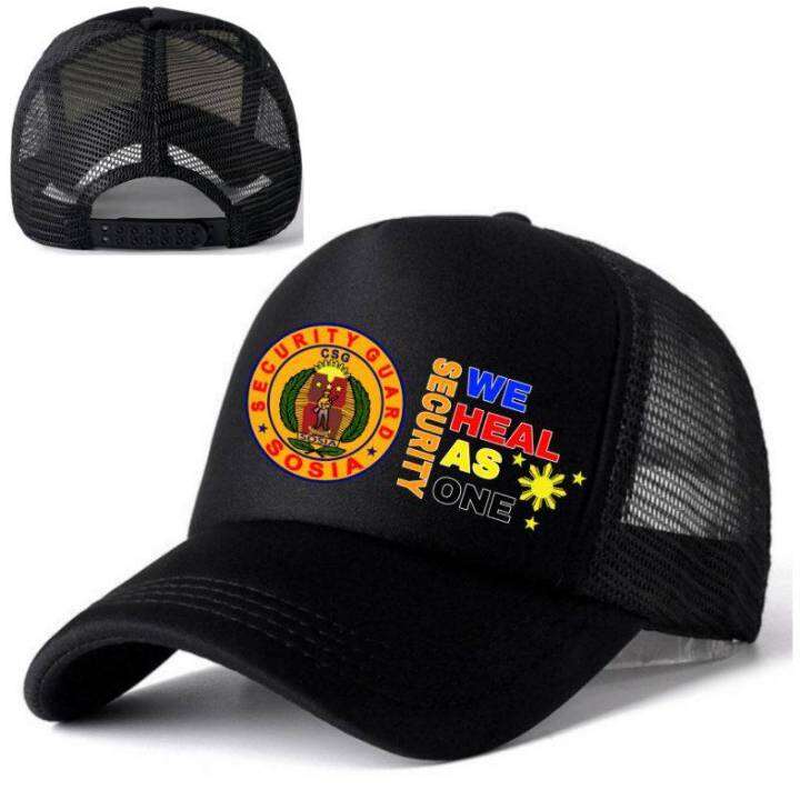 ¤Security Guard Trucker CAP Lazada PH