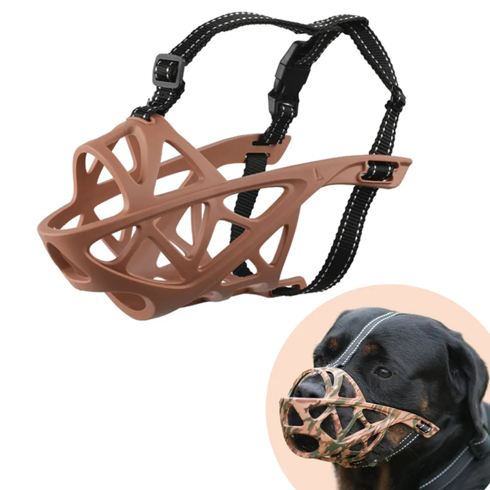 Dog Basket Muzzles, Soft Breathable Cage Muzzle For Small Medium