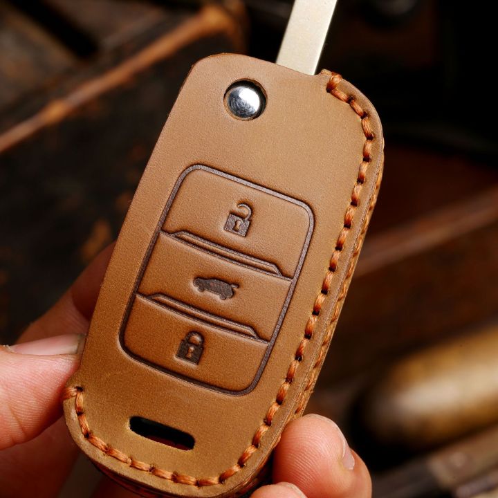 luxury-leather-key-case-cover-pouch-car-accessories-for-changan-cs15-cs35-cs55-keychain-holder-auto-keyring-shell-fob-protector