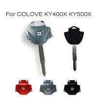 สำหรับ COLOVE KY400X KY500X KY 400 500 X คีย์หมวกตกแต่งการปรับเปลี่ยนรถจักรยานยนต์อลูมิเนียมฝาครอบป้องกัน