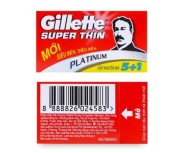 Lốc 20 hộp Lưỡi lam Gillette Super Thin, dao lam