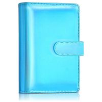 A6 Pu Leather Notebook Binder Cover, 6 Ring A6 Binder Budget Cash Envelopes,Planner Travel Journal Binder Cover