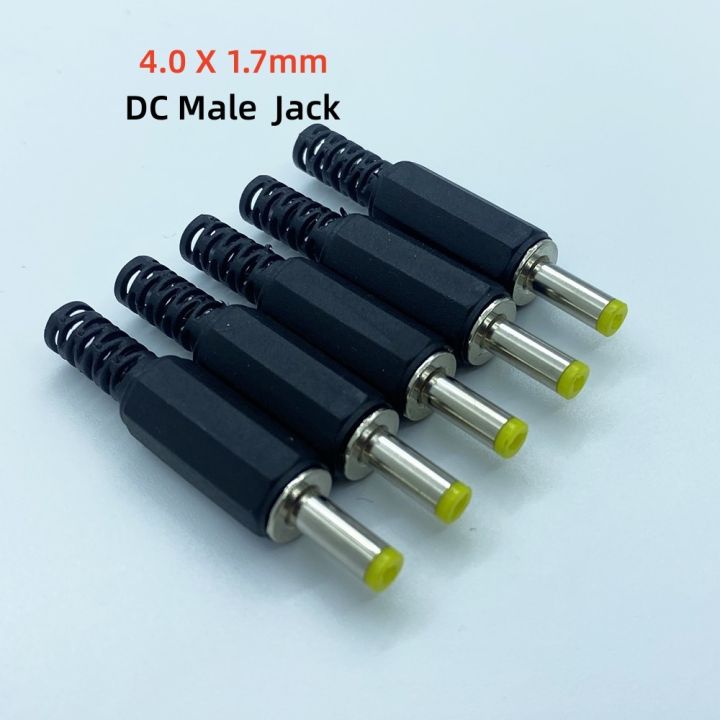 5pcs-5pair-dc099-022-power-socket-screw-nut-panel-connector-9mm-14mm-male-dc-power-plug-terminals-5-5-mm-x2-1-mm-5-5-mm-x2-5-m