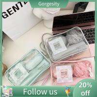 GORGESITY เดินทางของผู้หญิงจัดระเบียบกันน้ำกระเป๋าเครื่องสำอางกระเป๋าเคสใส่ของล้าง