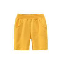 Childrens summer boys shorts custom no pattern many colors baby pants pure cotton five - minute pants