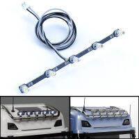 GON 5V LED หลังคาสปอตไลท์บอร์ดไฟ PCB ตกแต่งสำหรับ1/4 Tamiya RC รถดัมพ์บรรทุก SCANIA 770S 6 × 4 56368 8X4 56371อุปกรณ์เสริมรถยนต์