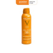 Xịt chống nắng dạng phun sương toàn thân Vichy Ideal Soleil I0nvisible Hydrating Mist SPF50 UVB+UVA 200ml
