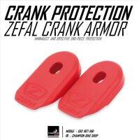 ยางกันรอยขาจานหน้า ZEFAL : CRANK ARMOR สีแดง