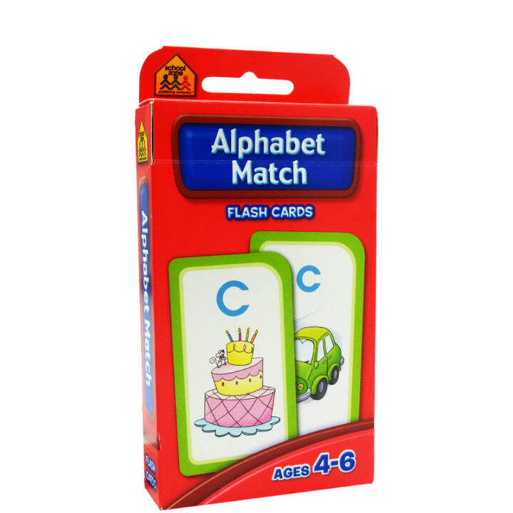 Letter matching school zone flash cards alphabet match | Lazada PH