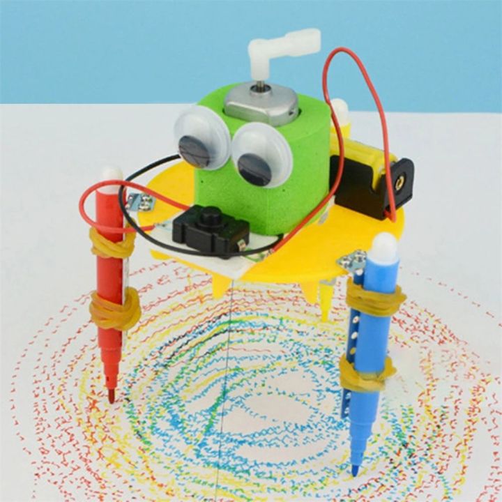 หุ่นยนต์-ของขวัญเด็ก-สร้างสรรค์-วิทยาศาสตร์การศึกษา-นักเรียน-แฟนสิ่งประดิษฐ์-อุปกรณ์ห้องปฏิบัติการ-ของเล่นฝึกสมอง-ของเล่นหุ่นยนต์-doodle-เทคโนโลยีการทำของเล่น-ของเล่นไฟฟ้า-สิ่งประดิษฐ์เทคโนโลยี