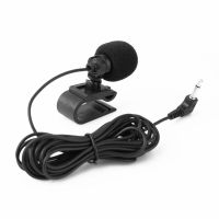 Mini Professional Car Audio Microphone 3.5mm Jack Plug Mic Stereo Wired External Clip-on Microphone for PC Auto Car DVD Radio