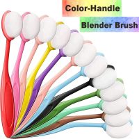 1Pcs Colorful Craft Ink Blending Brush Painting Brush Dyes Blender Soft Bristle Brush for Artist Makeup Stamp Drawing Stencil