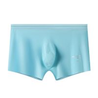 【Wrist watch】 Big Bulge Men Shorts Semi Transparent Silk Panties Ultra Thin Seamless Wangjiang Brand ！