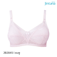 Jintana เสื้อชั้นใน (ไม่เสริมโครง) รุ่น Basic Bra รหัส JB2845 สีชมพู