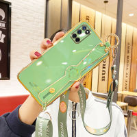 สำหรับ OPPO A3S A5S A7 A5 2020 A9 2020 A12 A15 A15S A16 A16K A16E A31 A33 A36 A52 A53 A54 A72 A74 A76 A92 A93 A94 A95โทรศัพท์กรณีชุบสายรัดข้อมือสุภาพสตรีป้องกันกรณี สะพายข้าง สายยาว