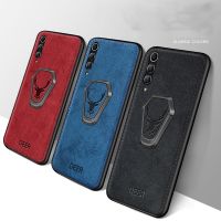 （A Boutique） Funda สำหรับ Huawei Honor 30i Nova 7 Pro 7se 7i 5T 3i P40 Play 4T 9X Y9S ผ้าแม่เหล็ก Bracket Shell โทรศัพท์