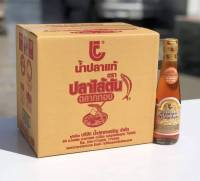 น้ำปลาแท้ ตราปลาไส้ตันฉลากทอง Gold สูตรพรีเมี่ยม ขนาด 300 มล.(บรรจุ 12 ขวด)