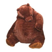 100Cm Simulation DJUNGELSKOG Brown Bear Giant Plush Teddy Bear Toy Stuffed Animals Soft Cushion Girl Kids Birthday Gift