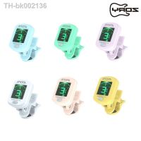 ✽✵◎ AROMA Colorful AT-01A Guitar Tuner Rotatable Clip-on Tuner LCD Display for Acoustic Guitar Bass Ukulele Guitar Accessories