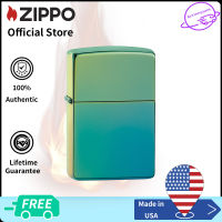 Zippo Teal Metal Design High Polish Windproof Pocket Lighter | Zippo 49191 ( Lighter without Fuel Inside)การออกแบบโลหะนกเป็ดน้ํา（ไฟแช็กไม่มีเชื้อเพลิงภายใน）