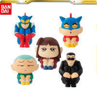 5PCS นั่งและรอ Crayon Shin-Chan Full Range เครื่องประดับขนาดเล็กตัวเลขการกระทำ PVC สะสมรุ่น Gashapon ของเล่น Gift