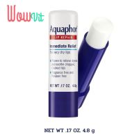 Aquaphor Lip Repair Stick Immediate Relief Fragrance Free 1 Stick (4.8 g) ลิปบาล์มแบบแท่ง บำรุงริมฝีปาก