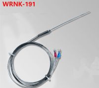 thermal resistance WRNK-191 temperature sensor diameter 1/1.5/2/ 3/4/ 5mm flexible probe K/E/J type sheathed thermocouple probe