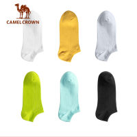 Camel Crown ถุงเท้าหลากสีผู้หญิง    ถุงเท้าผ้าฝ้าย