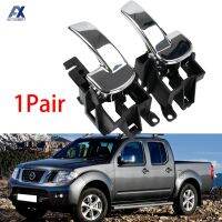 1คู่รถภายในภายในประตู Handle Grip ล็อคด้านหน้าด้านหลังซ้ายขวาสำหรับ Nissan Navara D40 Pathfinder R51 2005-2015ใหม่เปลี่ยน