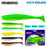 PROBEROS 10PCS Soft Lure ตกปลา Swimbait 5.5ซม.-6.5ซม.-7ซม. T Tail Paddle Tail Shad ซิลิโคน Wobbler เหยื่อปลาคาร์พ Bass อุปกรณ์ตกปลา DW6104