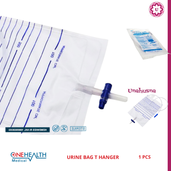 Onehealth Urine Bag Urin Bag Kantong Urin Model Push Pull Urine Bag