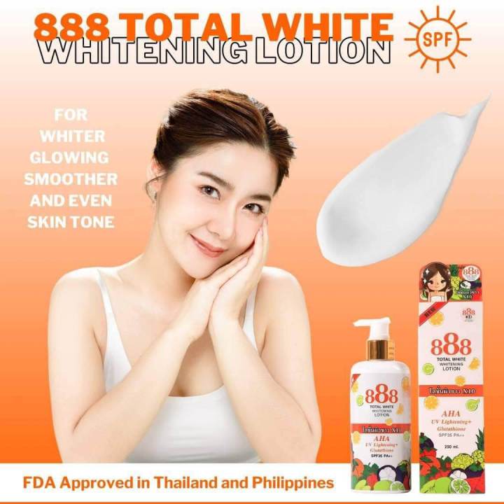 888-total-white-whitening-lotion-aha-uv-lightening-glutathione-spf35-pa