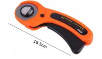 คัตเตอร์ โรตารี่ วงกลม ตัดผ้า หนัง กระดาษ ขนาด 45 มม. (Rotary Cutter 45 mm.)