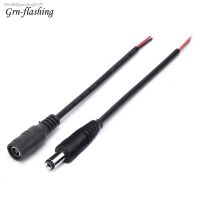 ☈◄ 1/5/10pcs 5.5x2.1mm DC Male Female Cable Connector 2pin Power Adapter Wire 5.5x2.1 Cable Led Strip Light Connector Camera Jack