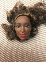 Original Black Plump Lady Doll Body Head Dolls Accessories DIY Toy Parts Girl Gifts Toy