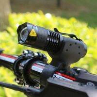 7W Bicycle Light Q5 3 Mode Led Bike Front Lamp Torch Waterproof IPX6 Zoom Flashlight Aluminum Alloy Cycling Accessories Medicine  First Aid Storage